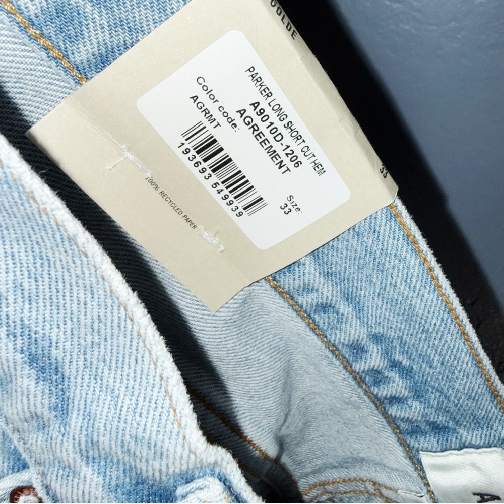 AGOLDE Parker Long Shorts Size 33 - Picture 7 of 8
